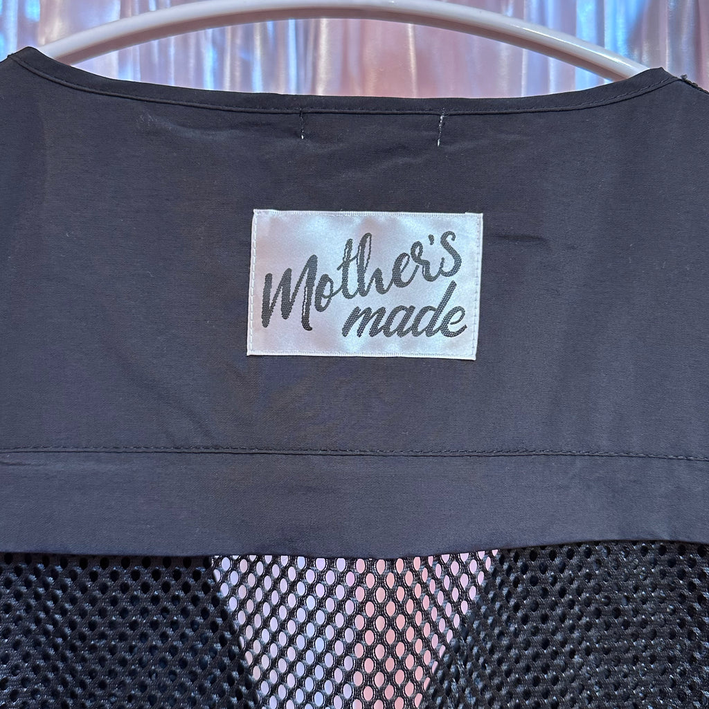 黒ヒョウワッペンフィッシングチュールベスト