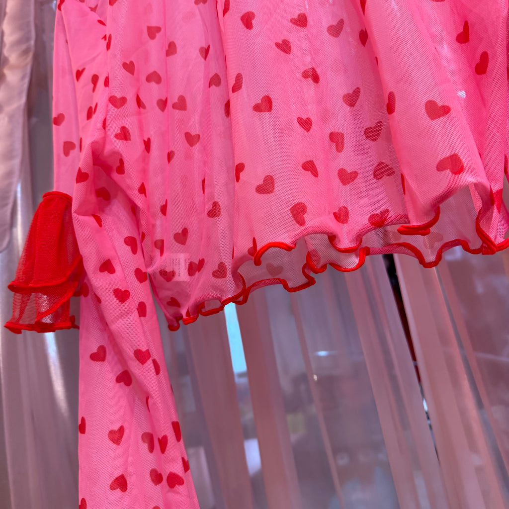 ピンクシアー2-wayトップス