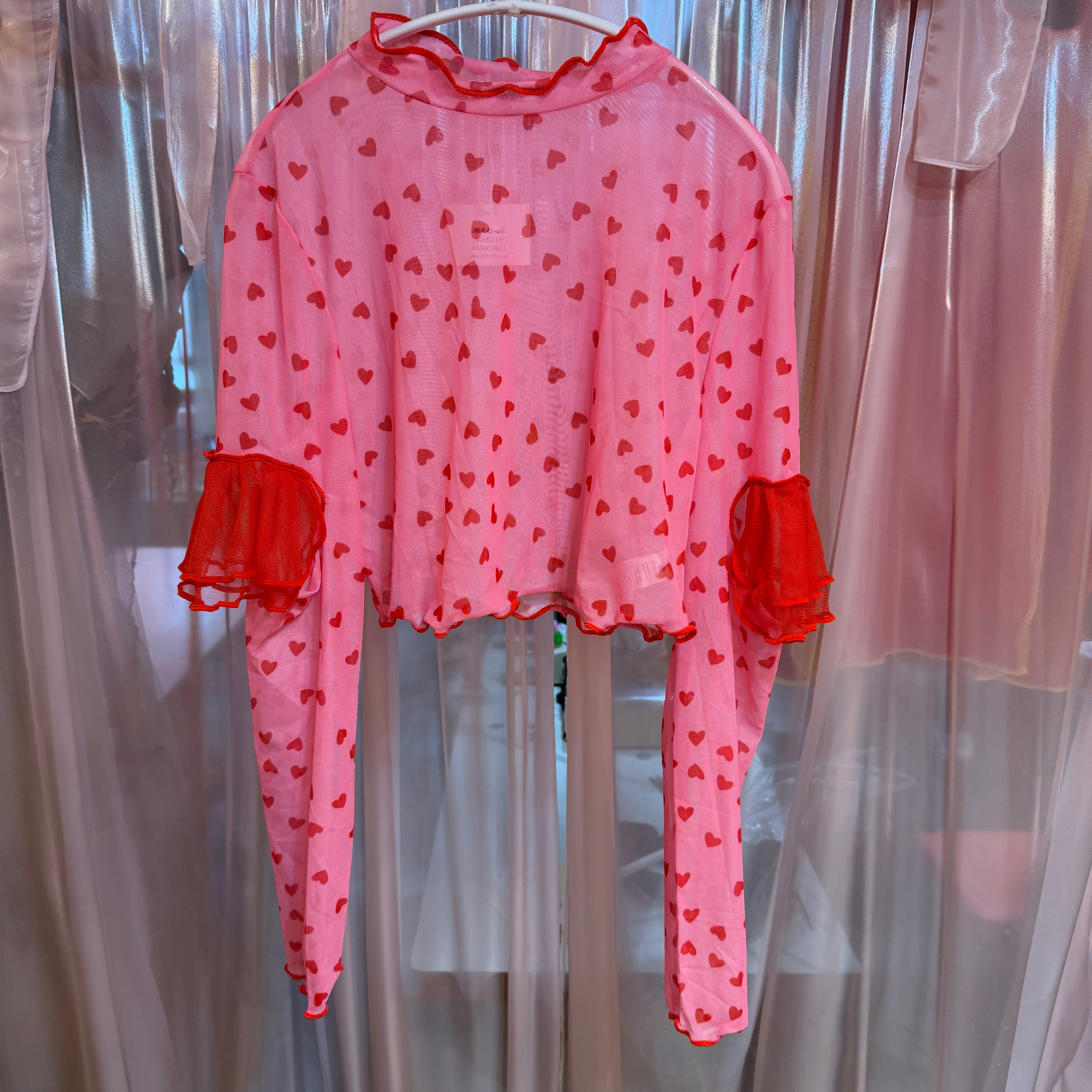 ピンクシアー2-wayトップス