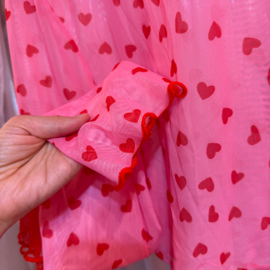 ピンクシアー2-wayトップス