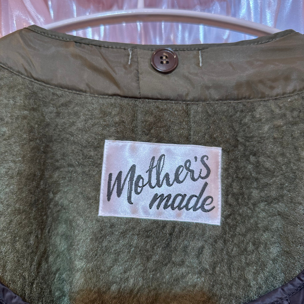 2ピースセットカーキアシンメトリーコート