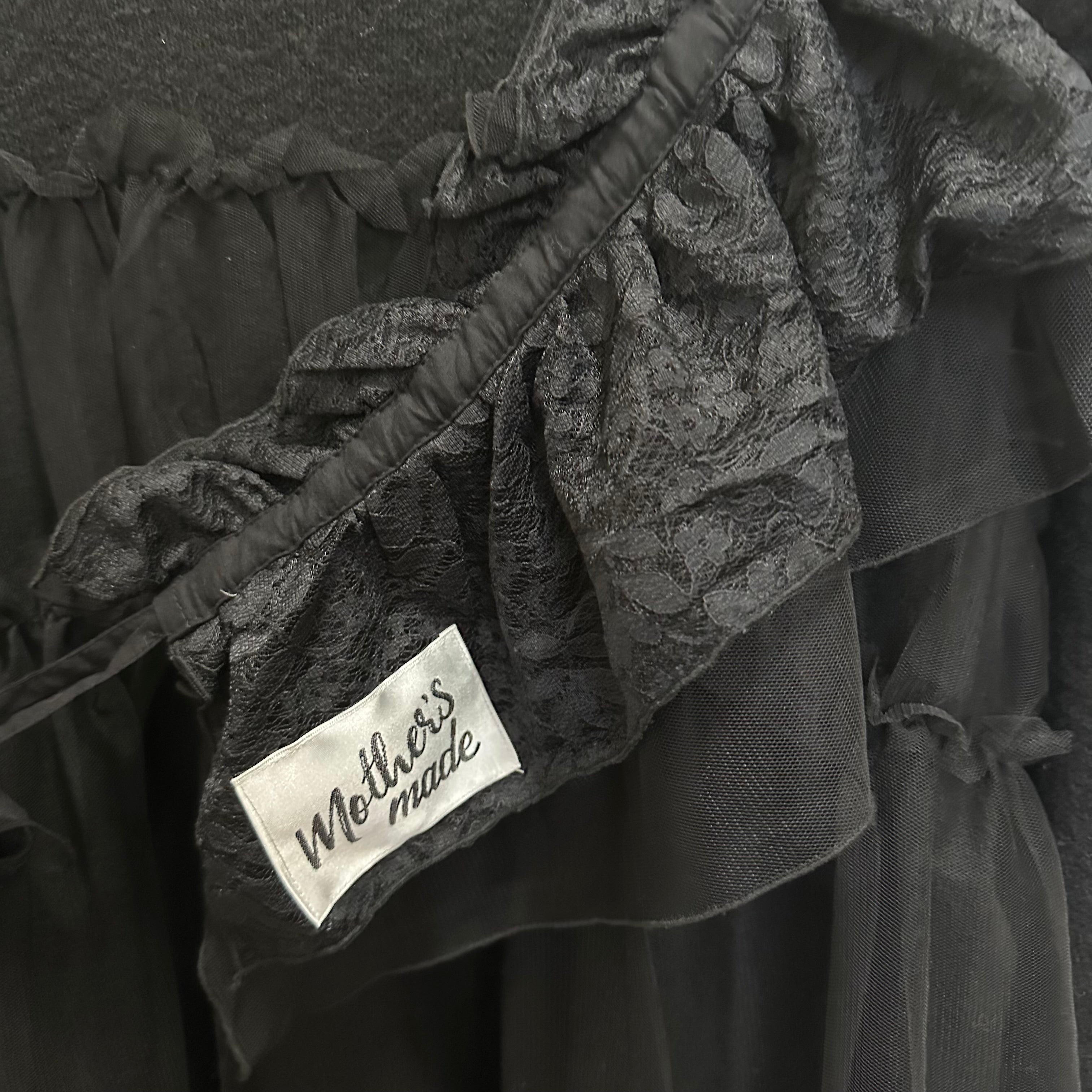 取り外し可能なレース付きチュールセーター