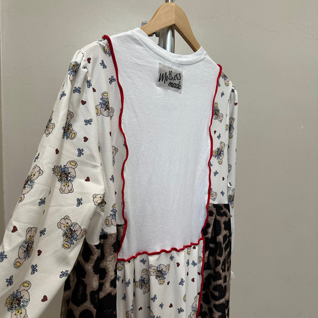 ヒョウ柄テディベア OP