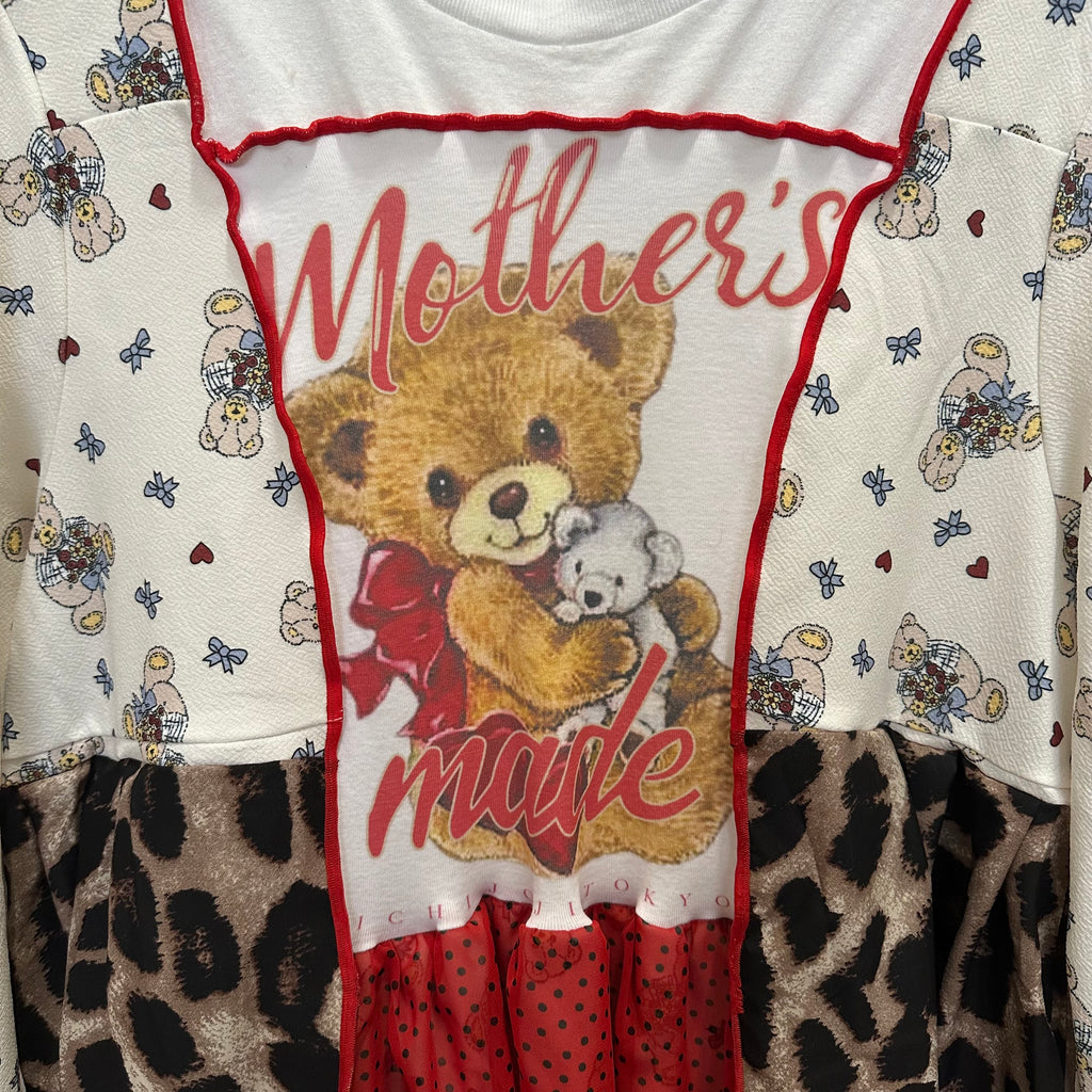 ヒョウ柄テディベア OP