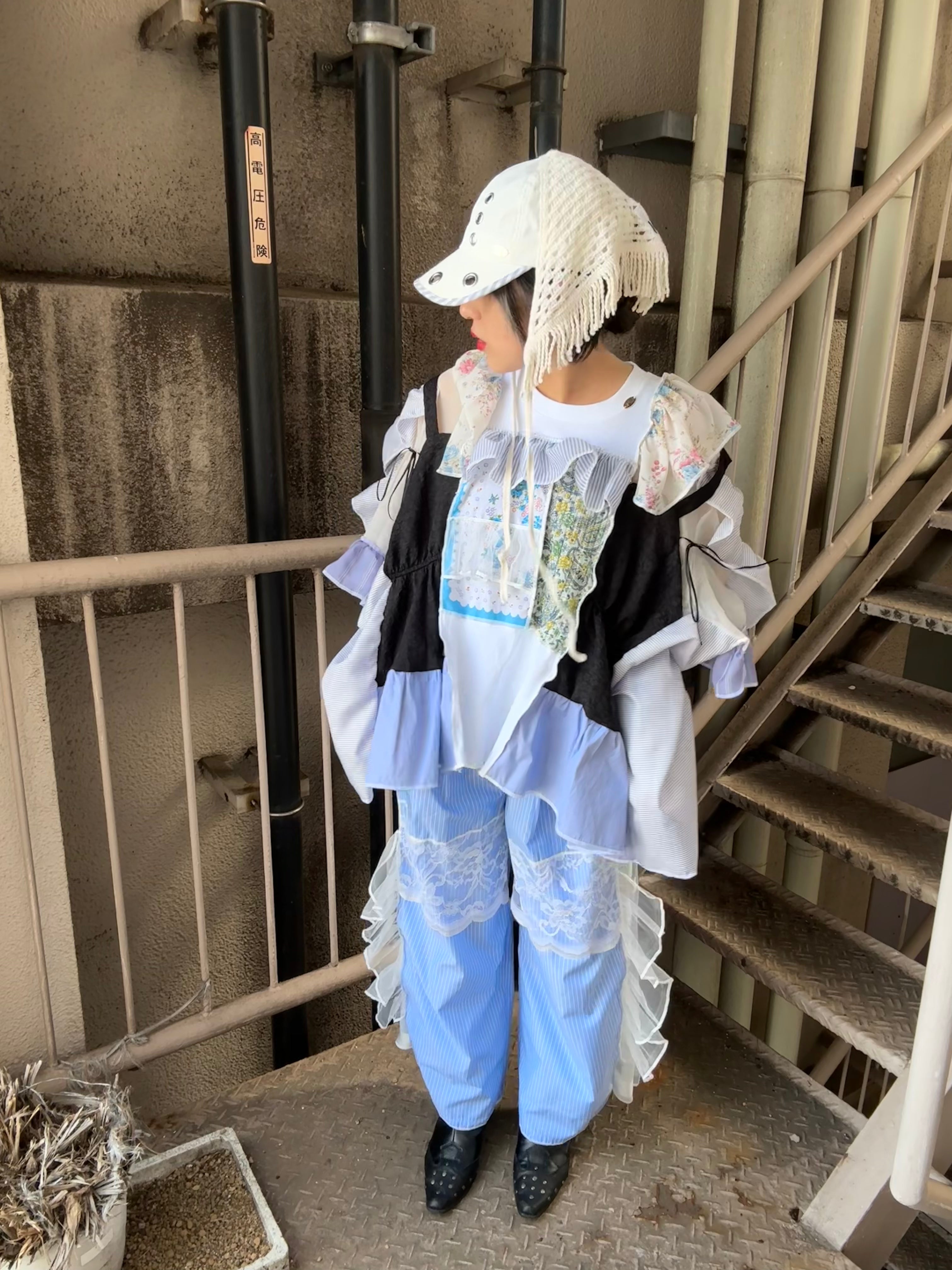 ストライプパンツ