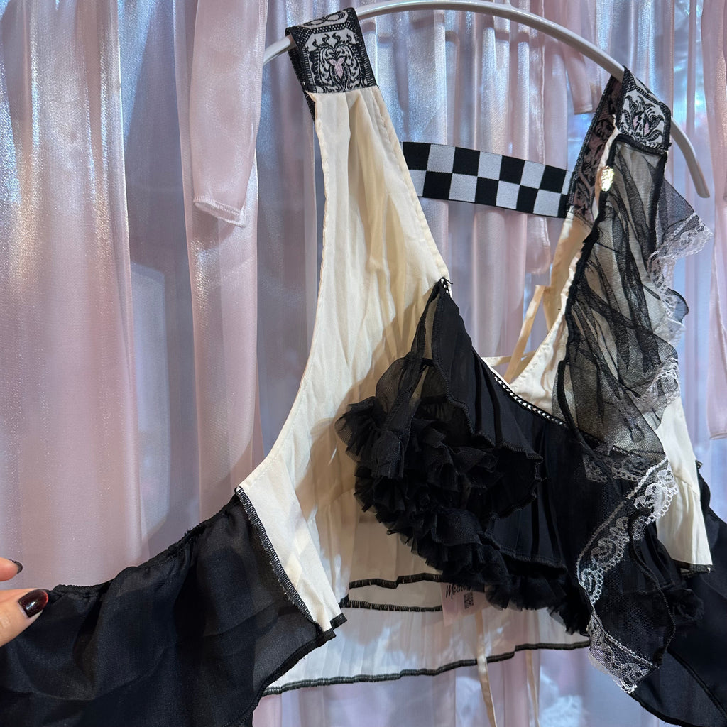 フリルレースキャミソール