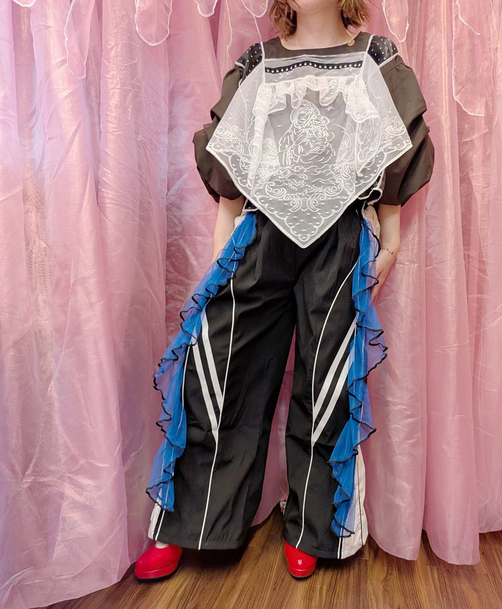 黒青白のリメイクボトム