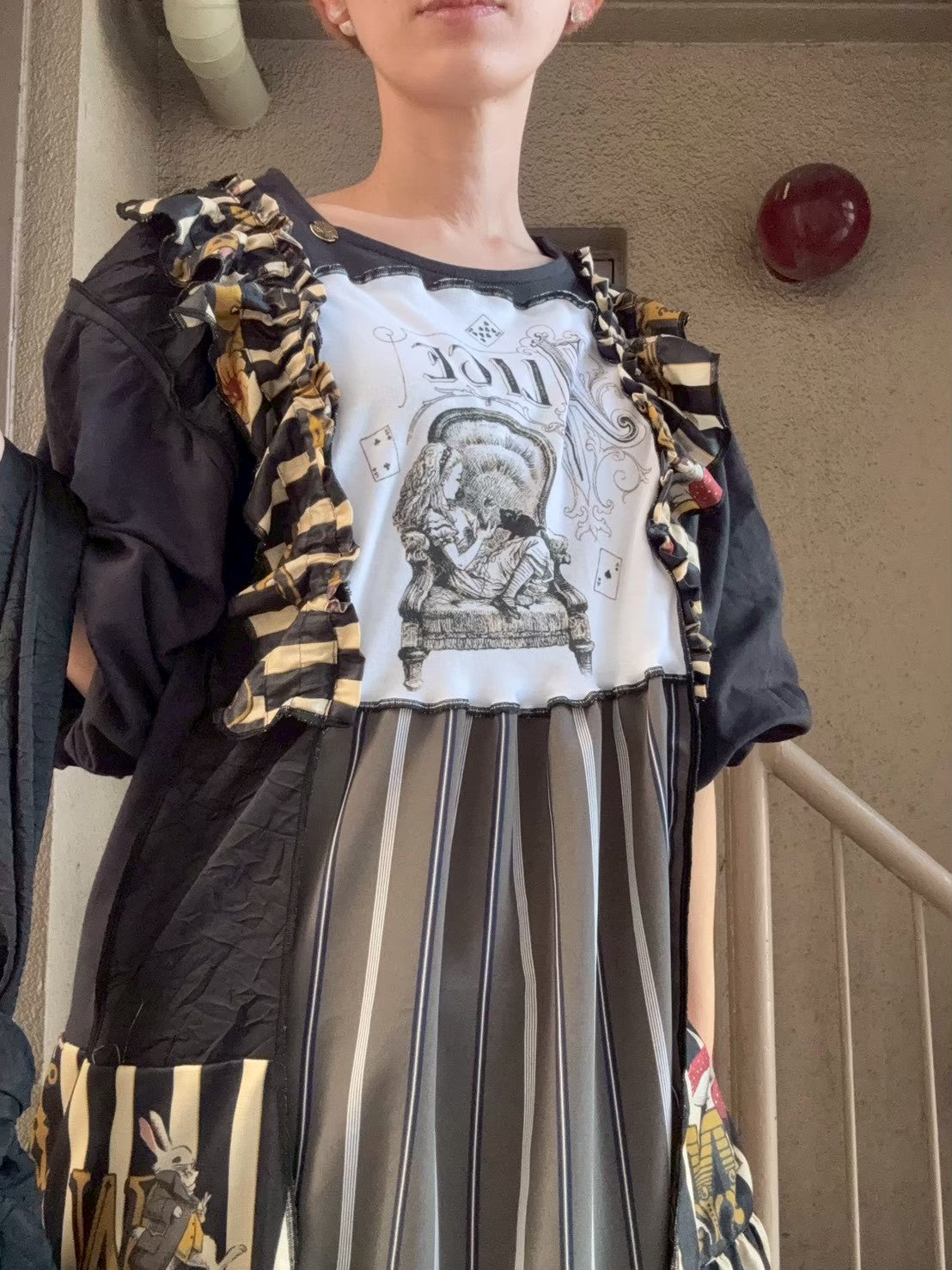 Perla nell'ostricaコラボワンピース（黒×ベージュ）